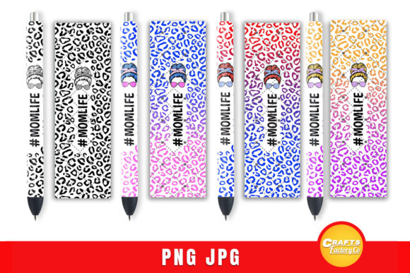 Mom Life Pen Wrap: Bold Graphics for Crafts